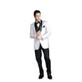 thumbnail image 1 of "Bradford" White Tuxedo Jacket Shawl (Separates), 1 of 2