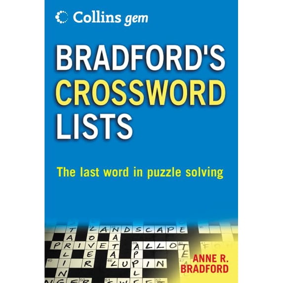Pre-Owned Bradford's Crossword Lists