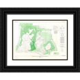 thumbnail image 1 of Bradley 24x18 Black Ornate Wood Framed with Double Matting Museum Art Print Titled - Southwestern Wyoming Adjacent States - Bradley, 1 of 4