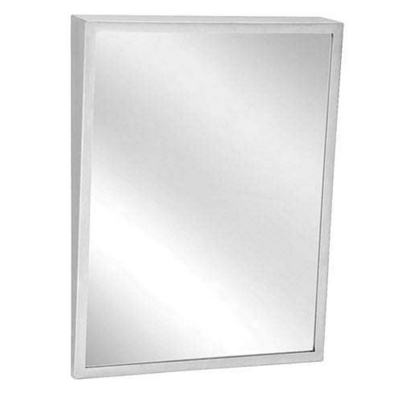 Bradley 740-018240 - Fixed Tilt Mirror, 18x24