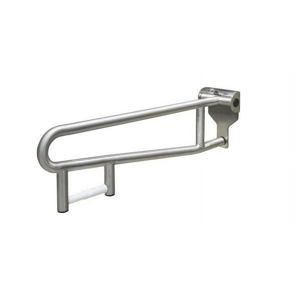 Bradley 8370-108000 - BX-SWING UP GRAB BAR W/TTD 1- 1/4" OD-30" LONG-SATIN FINISH