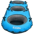 thumbnail image 1 of Bradley Bradley Triple River Raft Tube | Heavy Duty Cover | Truck Tire Inner Tubes -Blue, 1 of 11