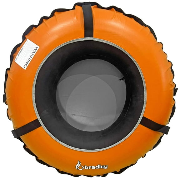 Bradley Bradley heavy duty tubes for floating the river; Whitewater water tube; Rubber inner tube with cover for river floating; Linking river tubes for floating the river; river raft tube (Orange col