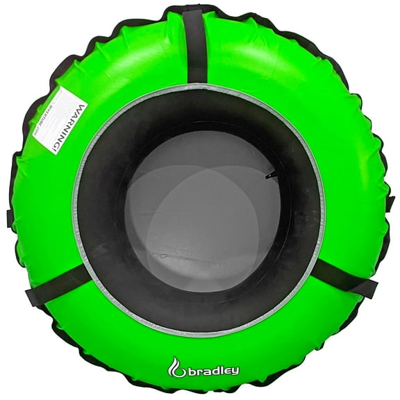 Bradley Bradley heavy duty tubes for floating the river; Whitewater water tube; Rubber inner tube with cover for river floating; Linking river tubes for floating river; river raft tube (Bright green c