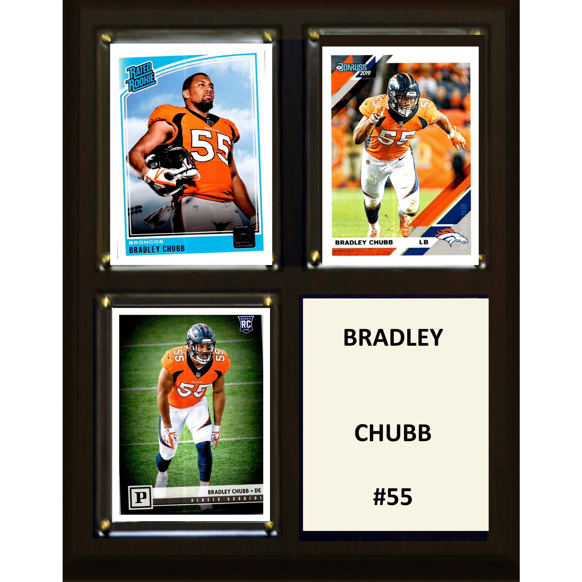 Bradley Chubb Denver Broncos 8'' x 10'' Plaque 