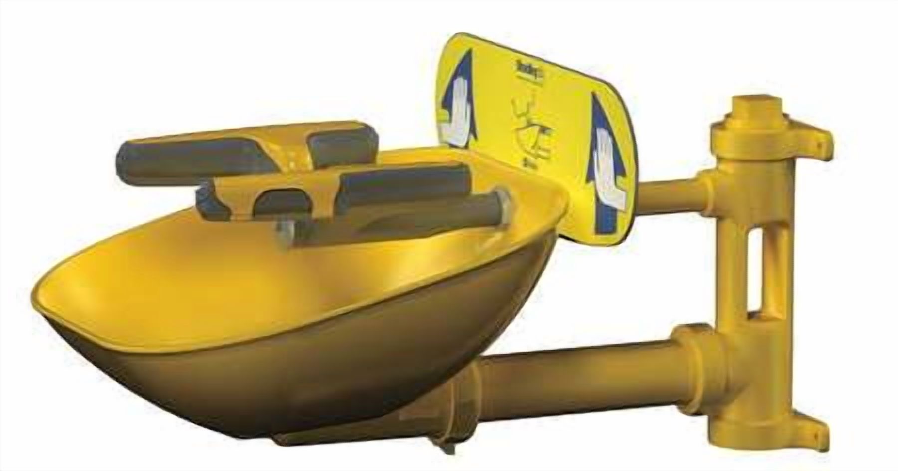 Bradley Eye/Face Wash Station, Yellow S19224FW