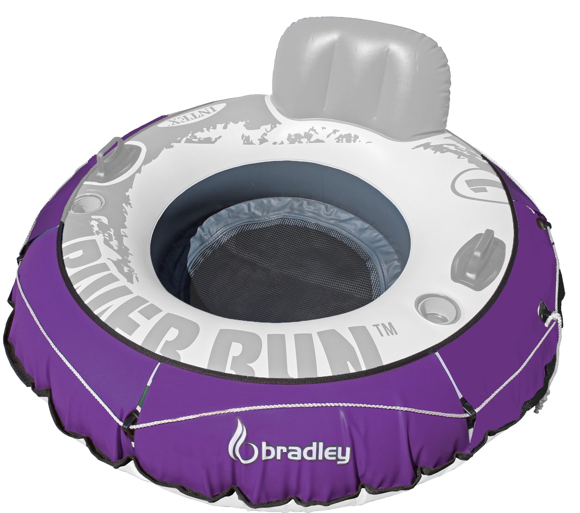 Bradley River run tube cover; compatibile with River Run tubes; convert  your pool tube into heavy duty rafting tubes. Fits most inflatable 53 inch river  float tubes. 