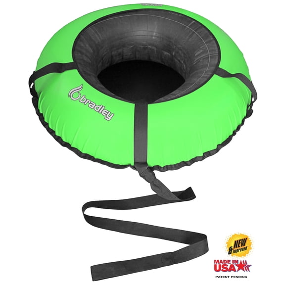Bradley Heavy Duty Snow Tube with 50" Cover | Rubber Inflatable Sledding Tubes