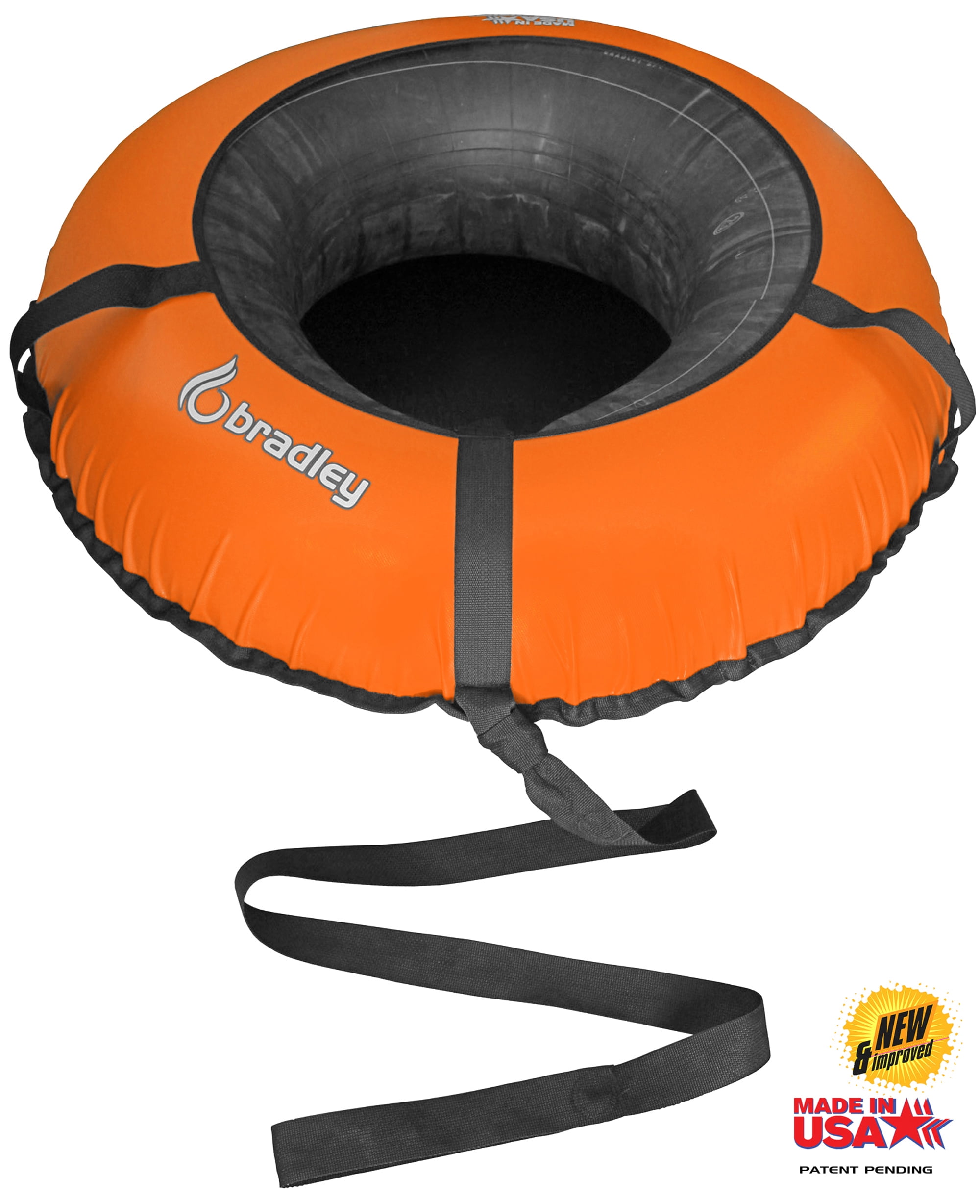 Bradley Heavy Duty Snow Tube with 50" Cover | Rubber Inflatable Sledding Tubes