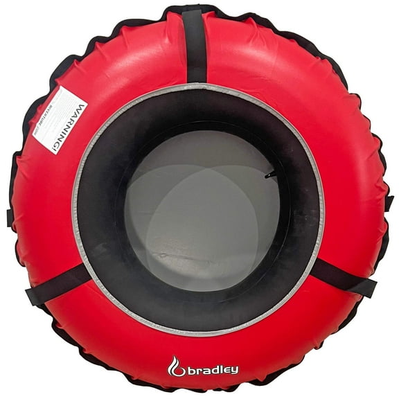 Bradley Heavy Duty and Rubber Inner Tube with Cover for Floating the River, Red