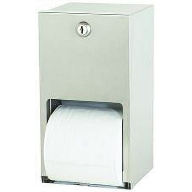 Bradley Hooded AutoReserve 2Roll Toilet Tissue Dispenser