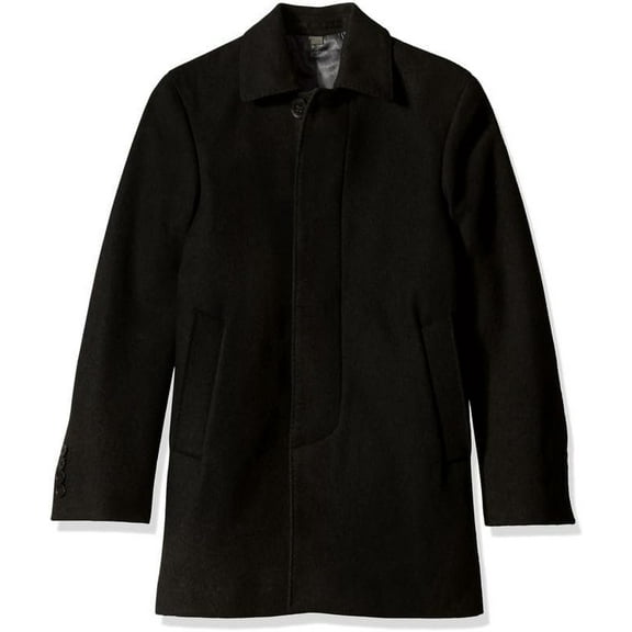 Bradley Jons Boy's JR Walden Wool Blend Dressy Insulated 3/4 Length Overcoat