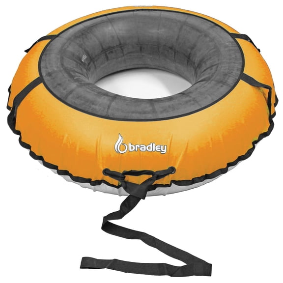 Bradley Multi-Rider Snow Tube with 60" Orange Cover | Heavy Duty Snow Tube | Truck Tube