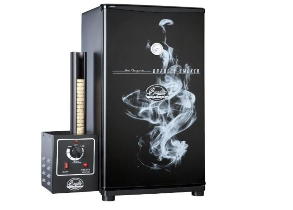 Bradley Black Stainless Steel 4-Rack Vertical Electric Smoker