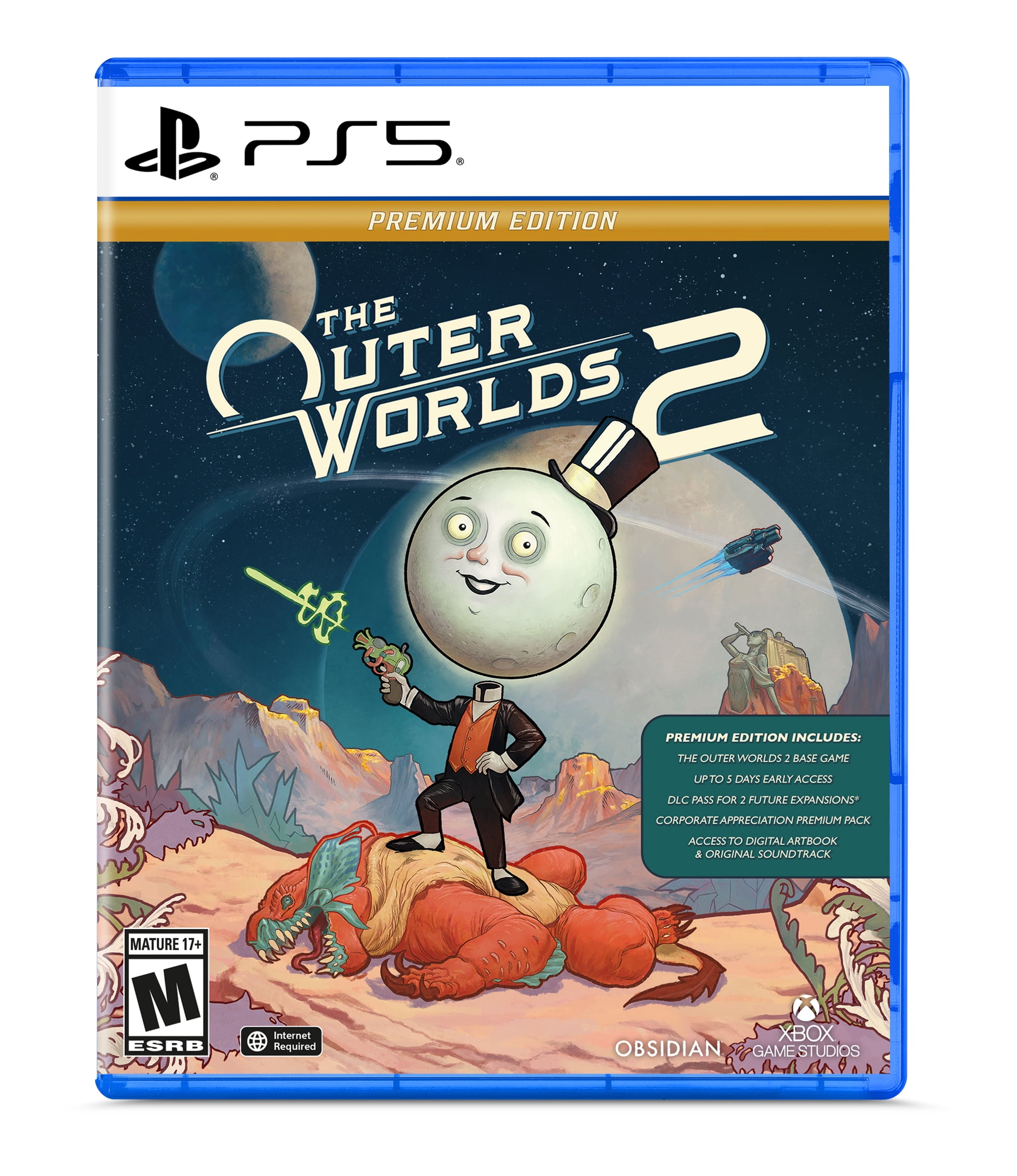 The Outer Worlds 2  Premium Edition  PlayStation 5 [Disc + Code in Box]