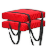 Bradley Red USCG Approved Throwable Flotation Nylon Boat Cushion 2 Count