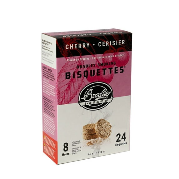 Bradley Flavor Bisquettes - Cherry 24Pk