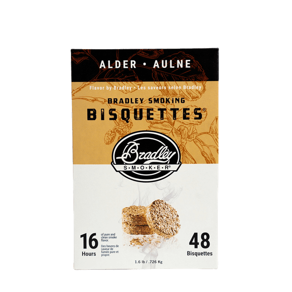 Bradley Smoker Alder Wood Bisquettes 48Pk