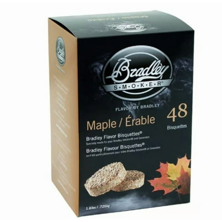 Bradley Smoker Flavor Bisquettes Maple 48Pk