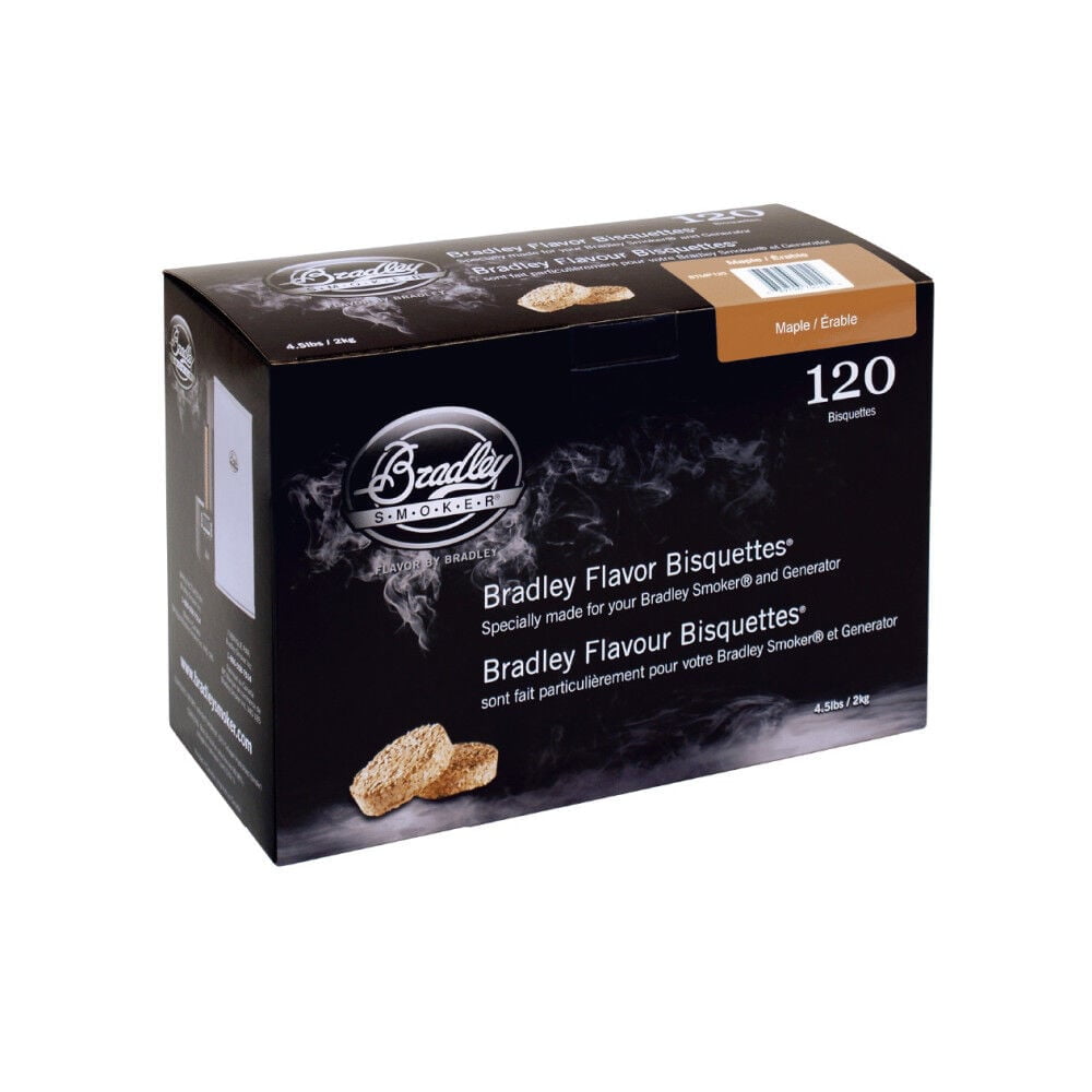 Bradley Flavor Bisquettes - Maple 120Pk