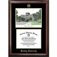 thumbnail image 1 of Bradley University 8.5" x 11" Gold Embossed Diploma Frame with Campus Images Lithograph, 1 of 5