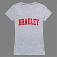 thumbnail image 1 of Bradley University Bradley Braves Game Day Womens T-Shirt - Heather Grey, X-Large, 1 of 2