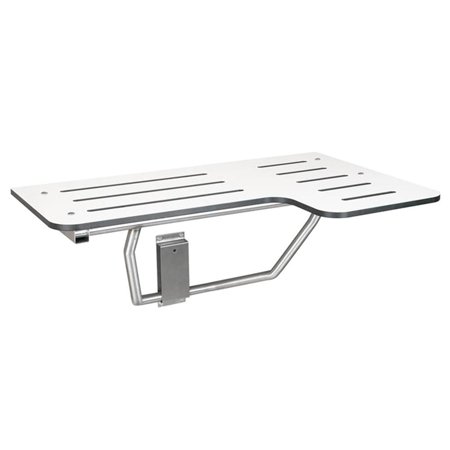 Bradley 9539-060000 - Concealed Mounting Stainless Steel Shower Curtain Rod 60in., 1.25in.OD