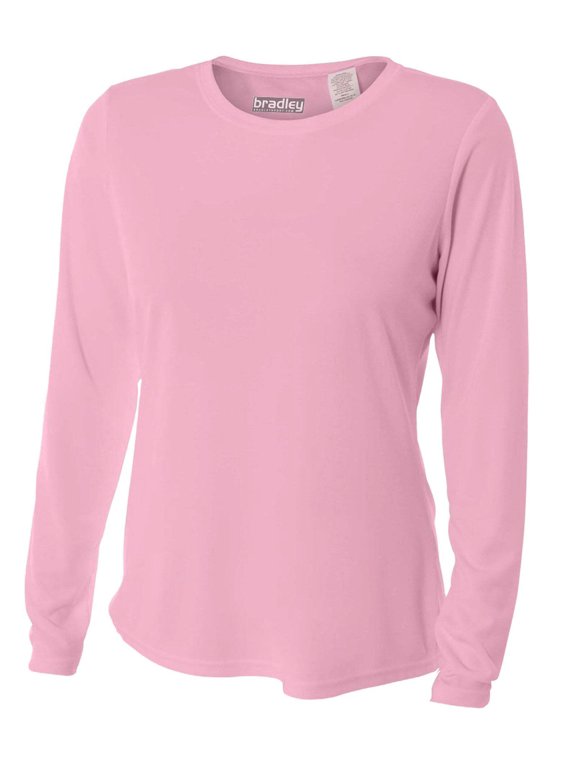 Women's Casual Fit Long Sleeve Rash Guard Swim Shirt, SPF 40 UV Protection