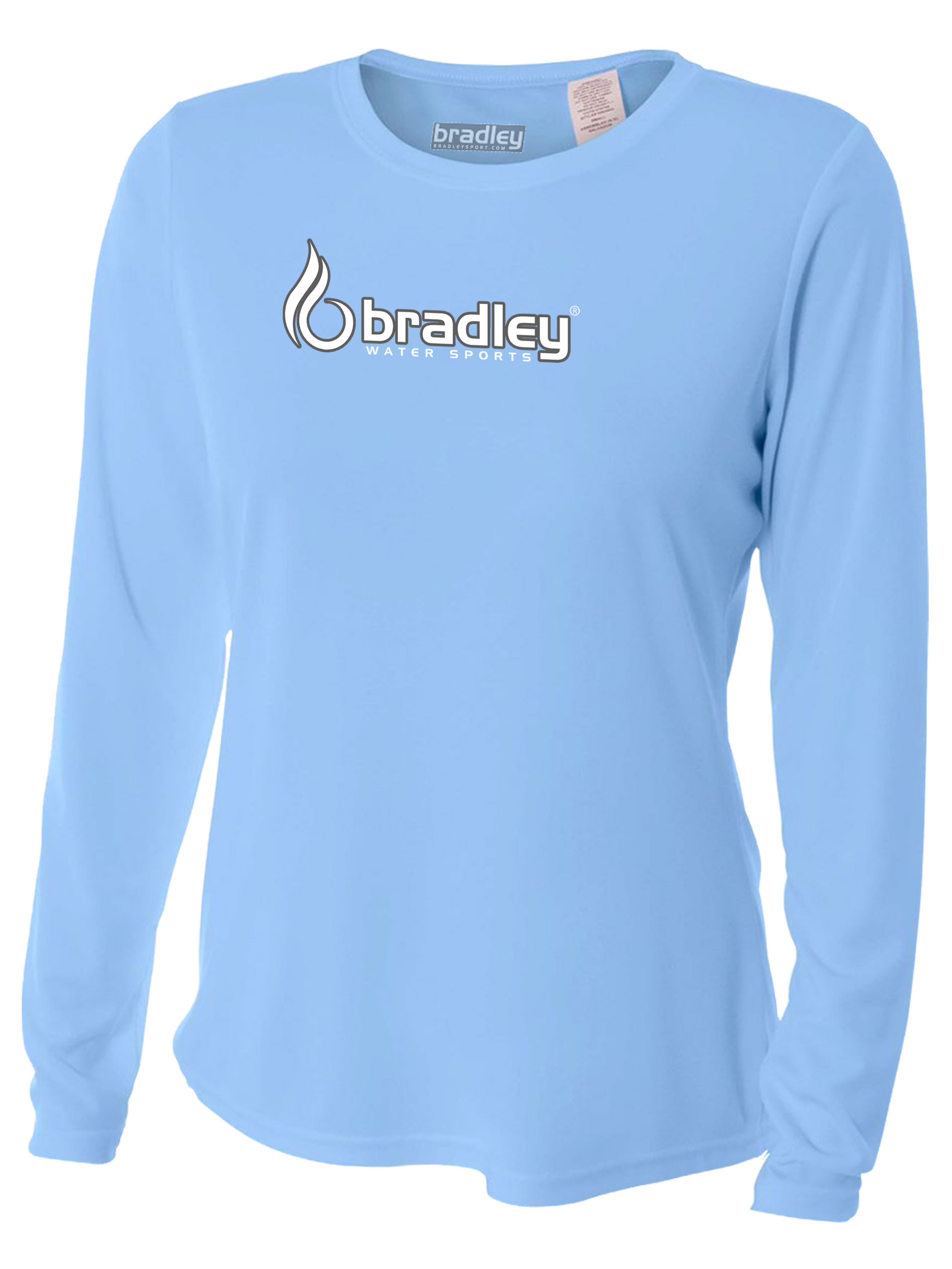 Bradley Women's Casual Fit Long Sleeve Rash Guard Swim Shirt with UV Protection - image 1 of 2