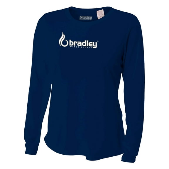 Bradley Women's Long Sleeve Rash Guard Surf Comfortable Performance Swim Shirt FBA