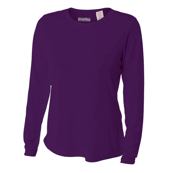 Bradley Women's Casual Fit Long Sleeve Rash Guard Swim Shirt with UV Protection