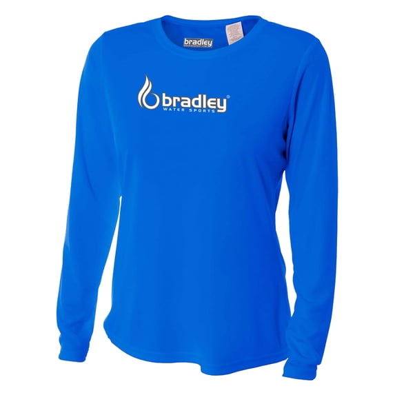 Bradley Women's Casual Fit Long Sleeve Rash Guard Swim Shirt with UV Protection