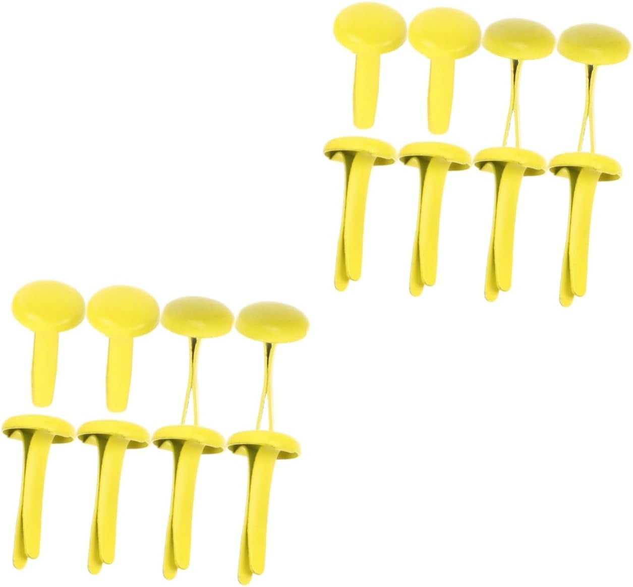 Brads 1000 Pcs Metal Paper Fastener Gold Bra for Kids Kid Prong Fasteners Sheet Fasteners Mini