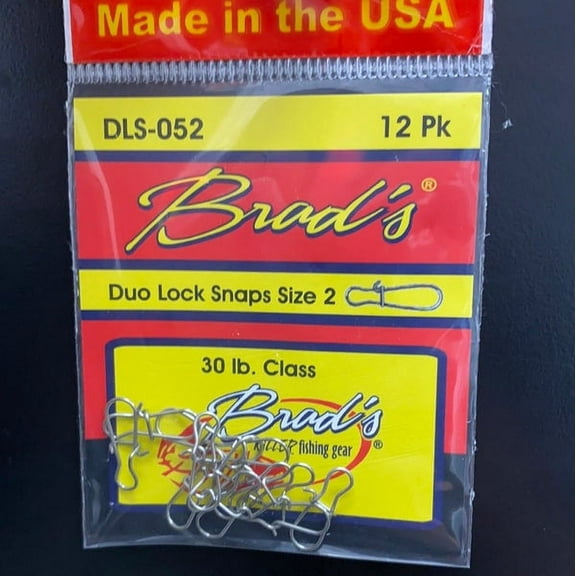 Brads Duo Lock Snaps size 2   12 pack