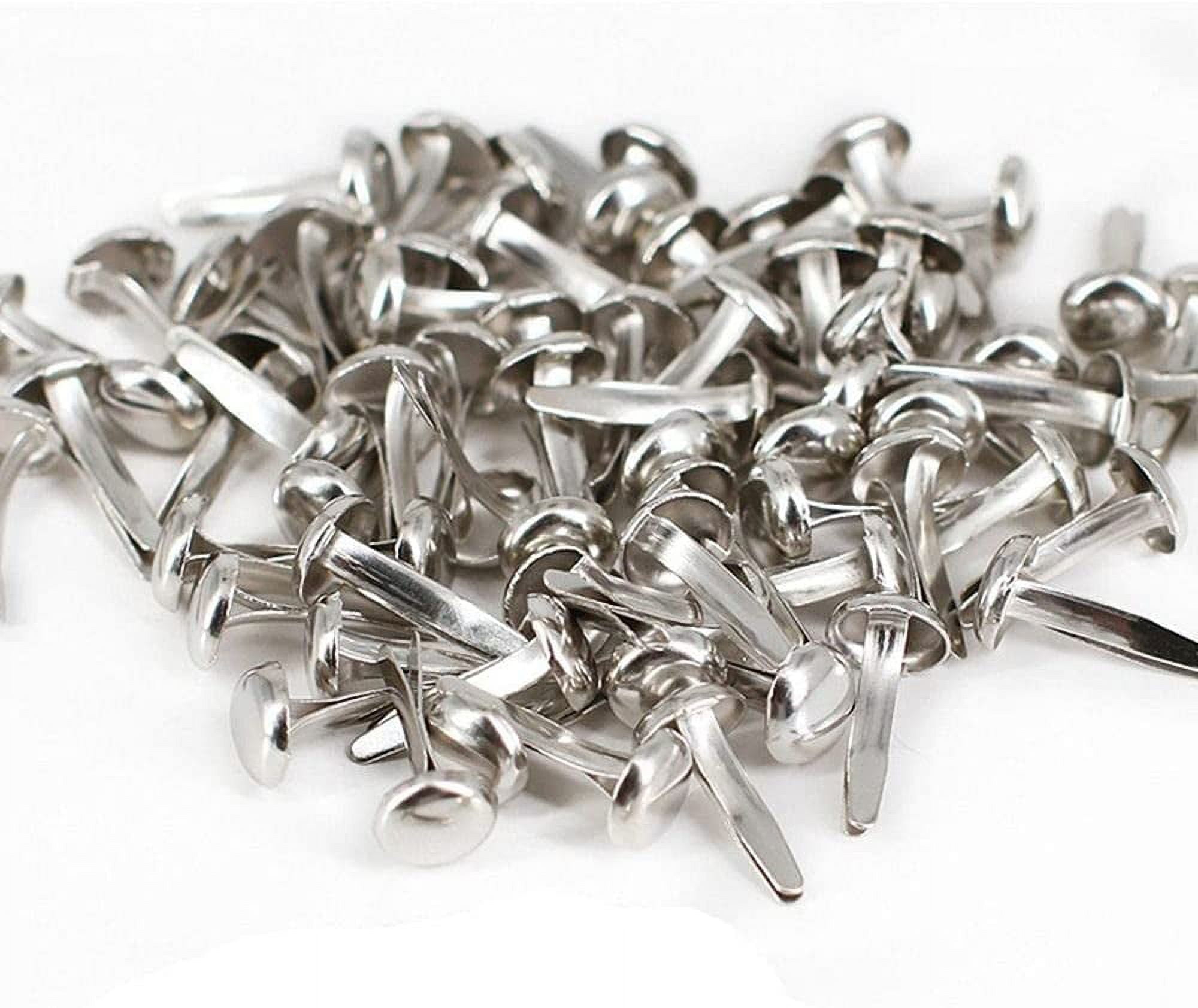 Brads Gold 100 Pcs Scrapbooking Supplies Round Head Art Project Paper