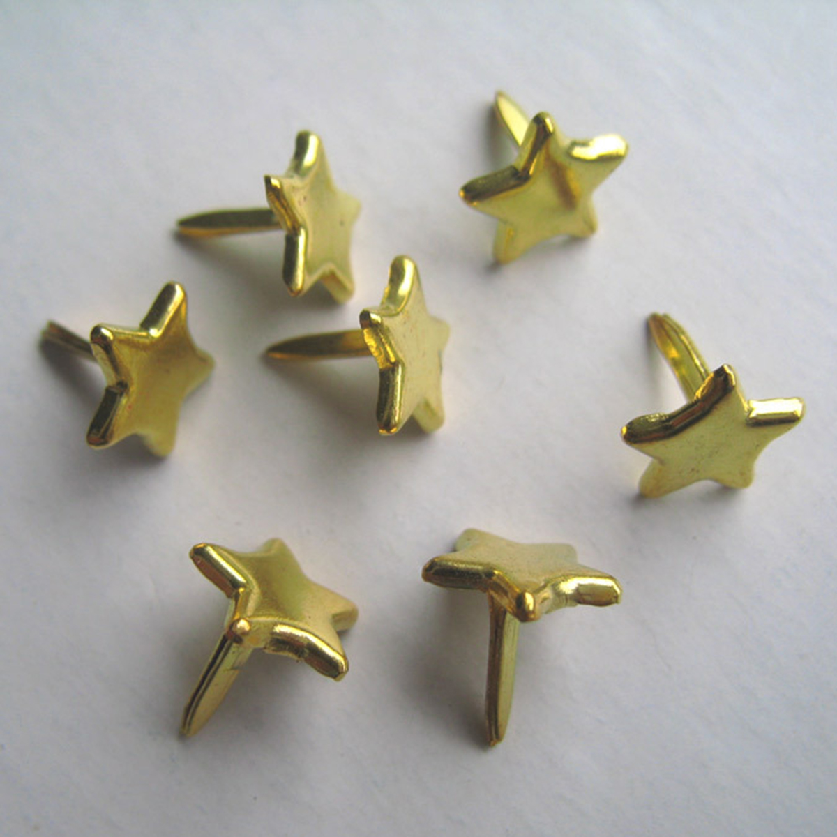 Brads Paper Fastener Metal Star Brad Fasteners Scrapbooking Minicrafts