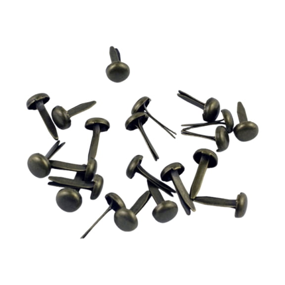 Brads Paper Fasteners Paper Fasteners Round Fasteners Metal For Craft Art Crafting Project Brass Fasteners Handmade Project Decorative Paper Decoration DIY（6*12MM）