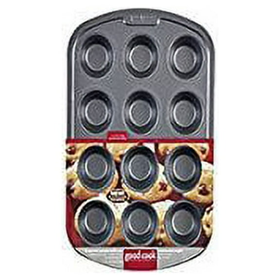 Bradshaw Muffin Pan Nonstick - Non-Stick - 6 Wells, Multicolor, 2.75 In Diameter