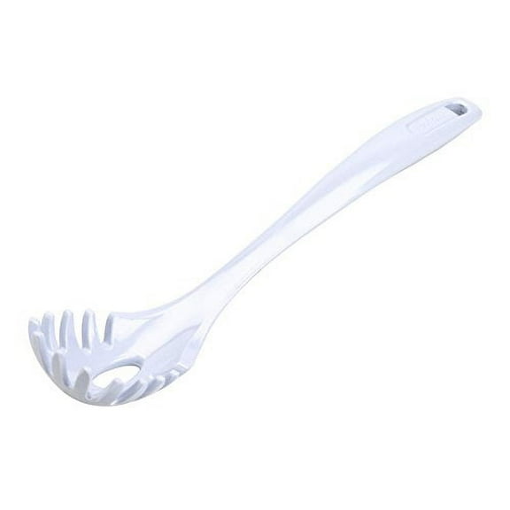 Pasta Fork, Plastic Melamine, White, Goodcook, BPA Free
