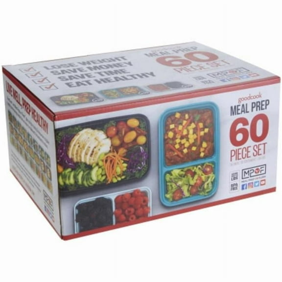 Bradshaw International 0.25 in. Meal Prep Set - 60 Piece