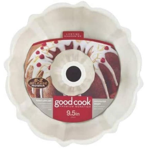 GoodCook Bradshaw Nonstick Aluminum Round Fluted Pan Pack of 2 Residential Use, Standard Application