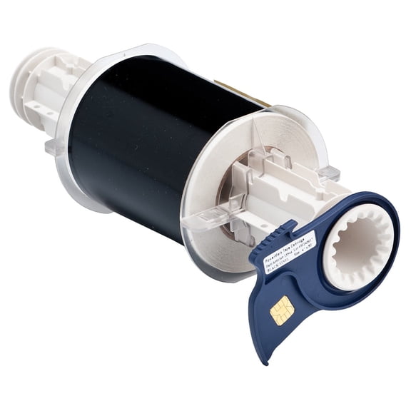 Brady 13544 PowerMark 50' Length x 4" Width, B-580 Vinyl Film, Black Indoor/Outdoor Tape CA3