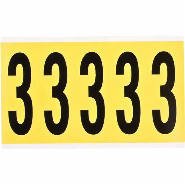 Repositionable Letters Brady 262-34603 3.875 in. Height B498 Series 3460-3 Character ...