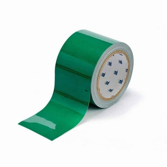 Brady Floor Tape,Green,3 inx100 ft,Roll 104345