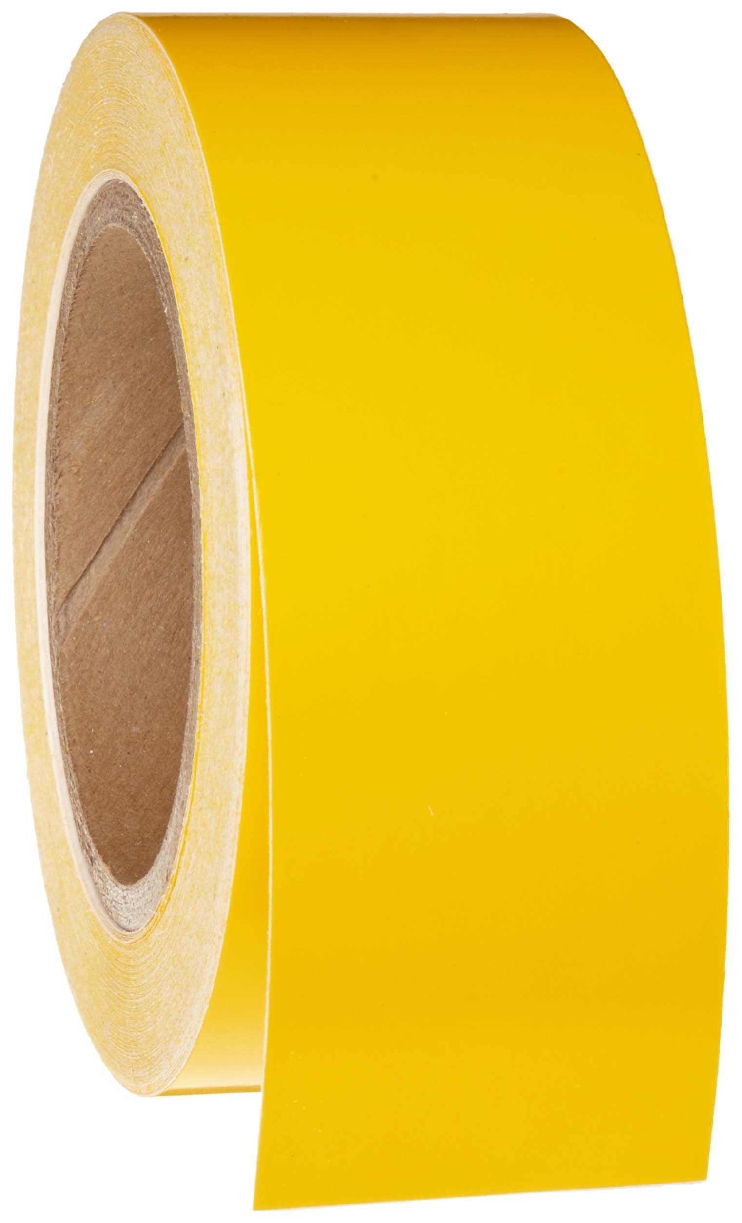 Brady 55260 Length, 2" Width, B-946 High Performance Vinyl 90' Yellow Color Pipe Banding Tape CA3