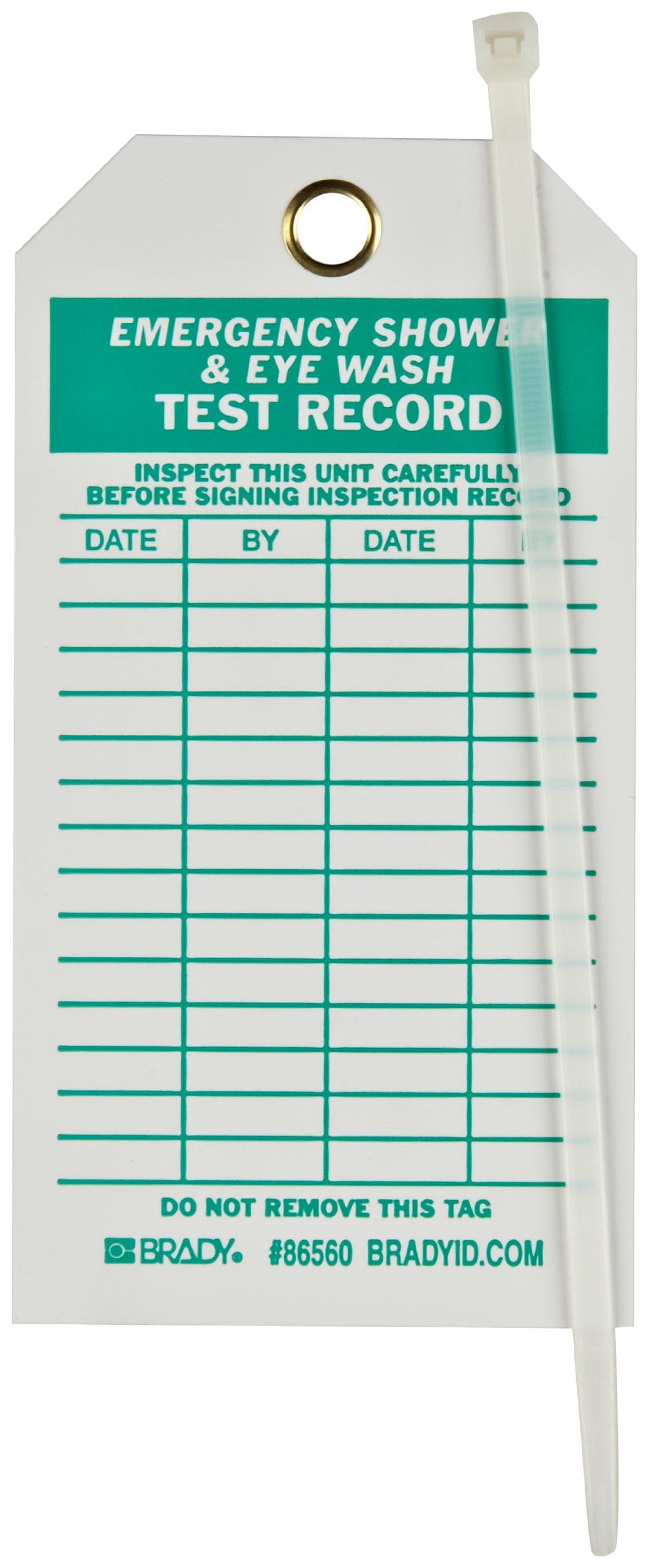 In Process Material Control Tag Brady 86560 5-3/4