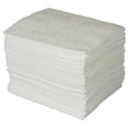thumbnail image 1 of Brady Sorbent Pad, 20 gal, 15 in x 17 in, Oil, White, 100 PK BPO100, 1 of 4