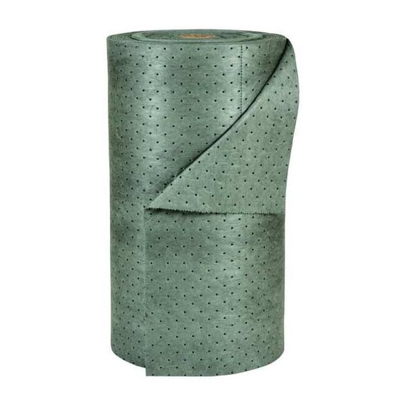 Brady Sorbent Roll, 49 gal, 30 in x 150 ft, Universal, Gray, Polypropylene MRO30