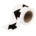 thumbnail image 1 of Brady Arrow Tape,White,4in W,90ft Roll L 91409, 1 of 2