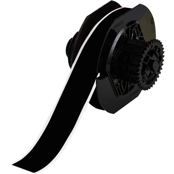 Brady B30C-1125-595-BK 100' Length x 1.125" Width, B-595 Vinyl, Black BBP31 Indoor/Outdoor Tape CA3